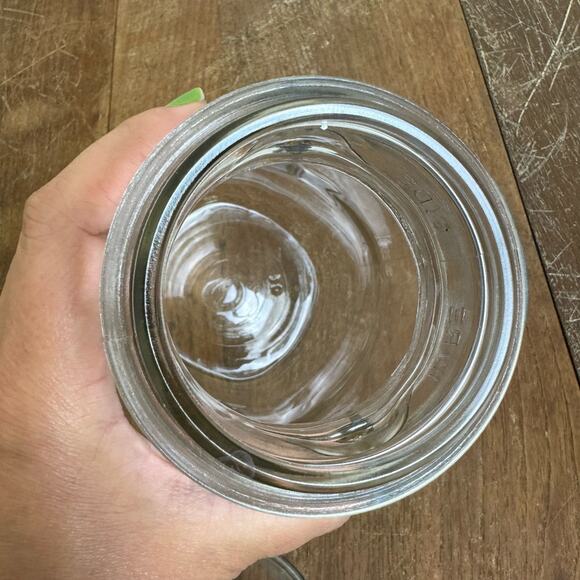 BALL Mason Jar 1933-1962 QUART Jar Bale Locking Glass Lid Embossed - Picture 8 of 9